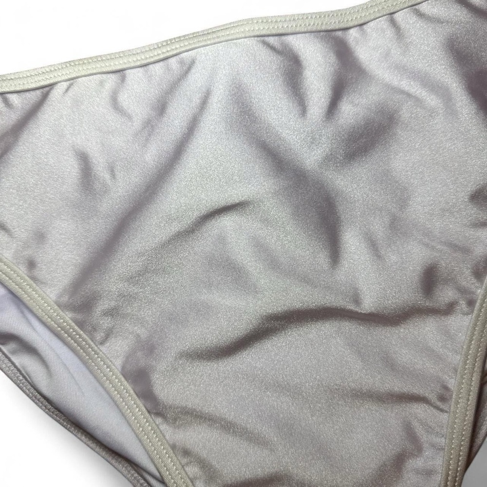 NWT TWIIN Bella Sheer Lavender Y2K 90s Mid-Rise Purple Bikini Bottoms — LARGE - Picture 3 of 4